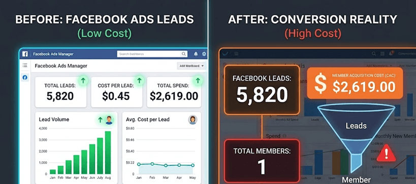5 Reasons "Cheap" Social Leads Cost Your Gym Thousands