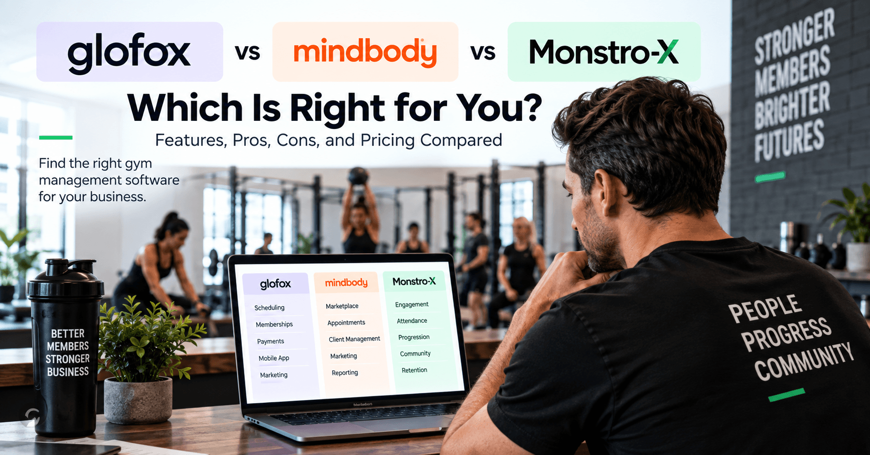 Glofox vs Mindbody vs Monstro-X: Which Is Right for You